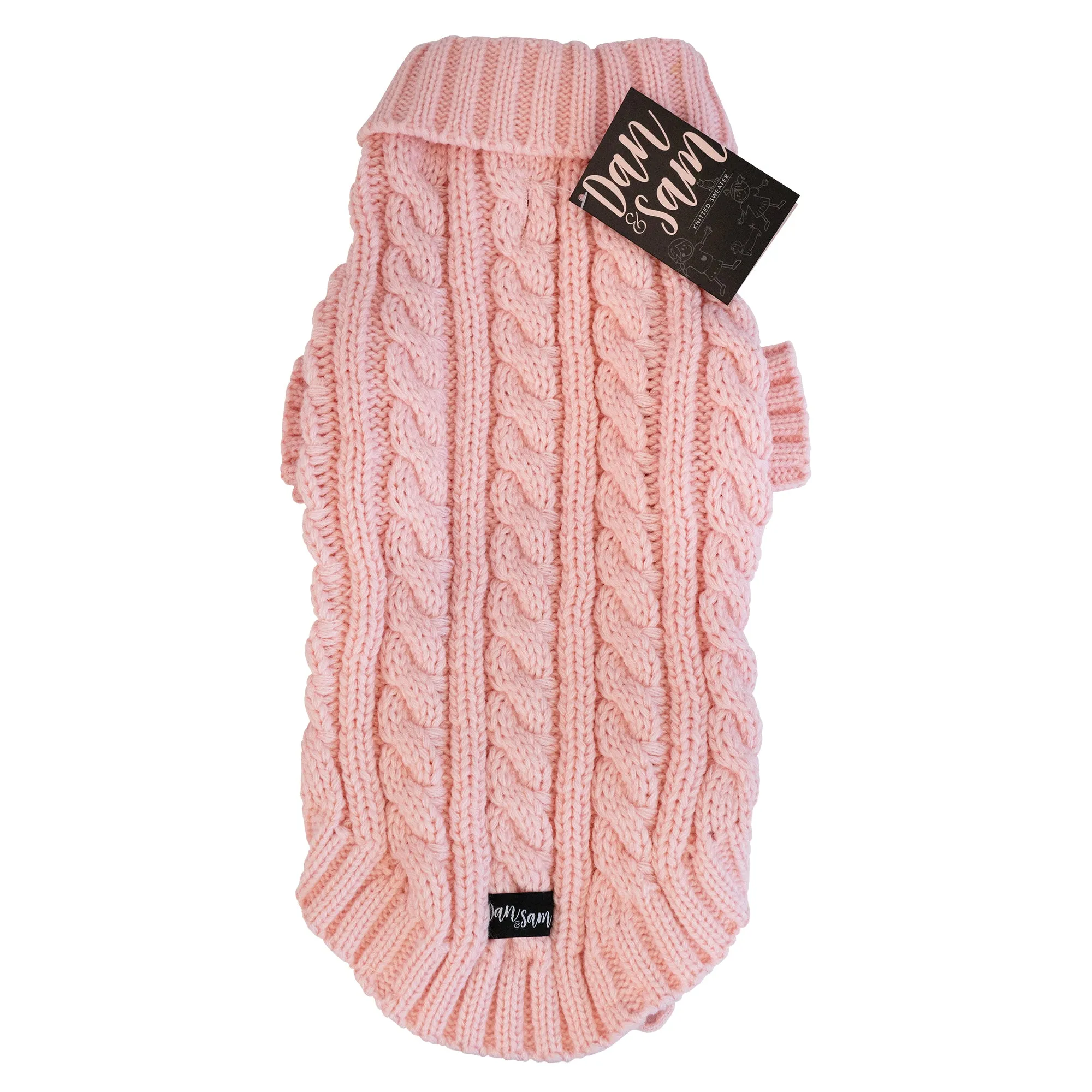 Dan & Sam - Knitted Sweater (Bubblegum Pink) - 45cm