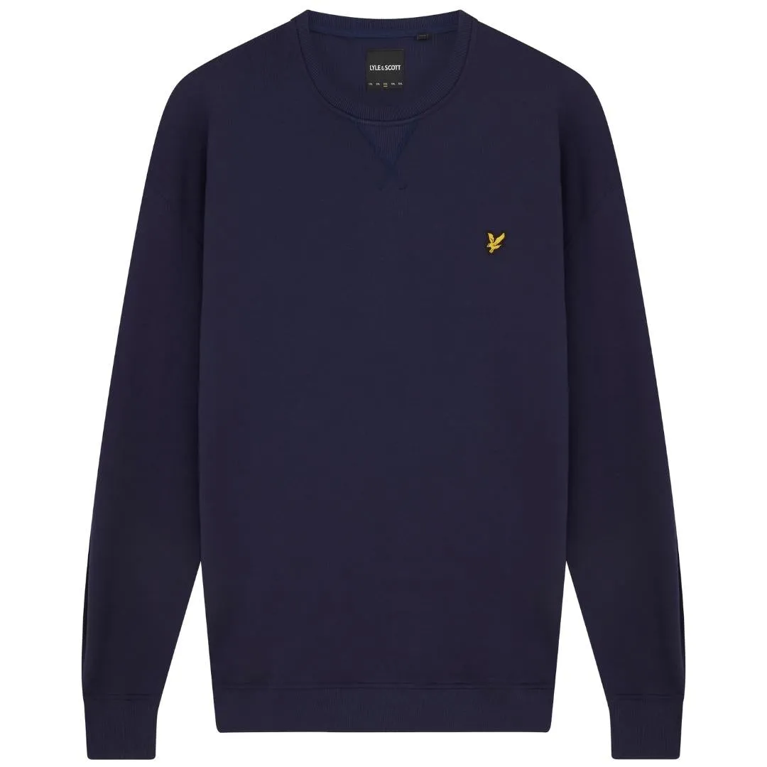 Lyle & Scott Branded Navy Blue Pull-over Jumper