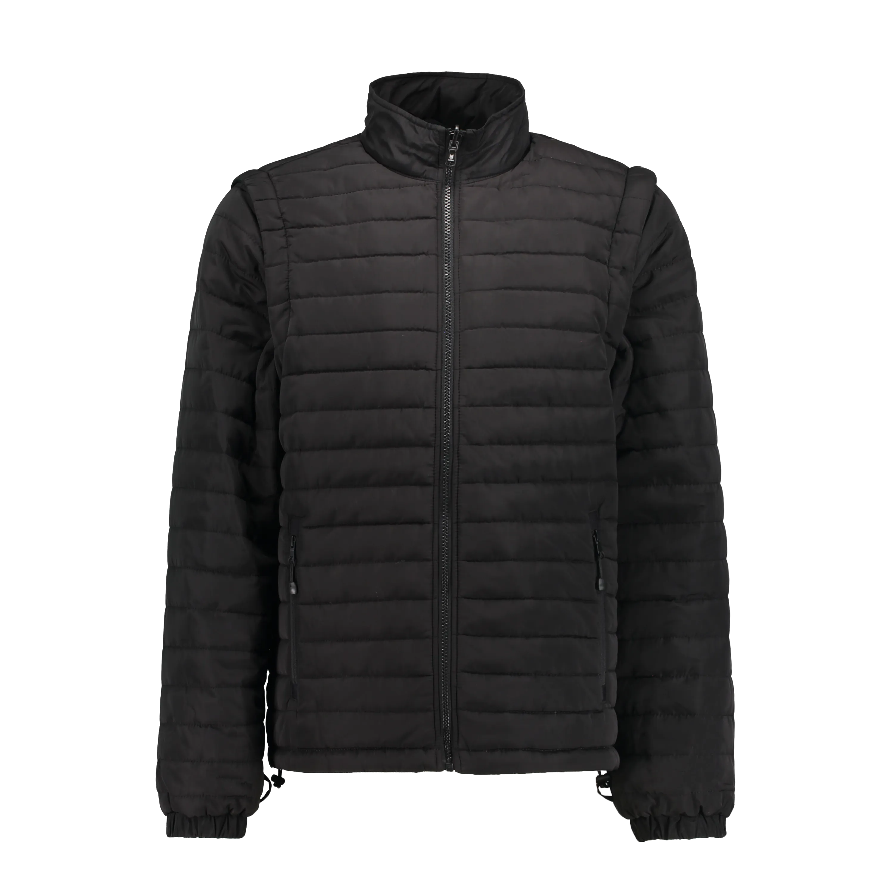 Marwin Sports Puffer Men's Jacket Removable Arms - Black