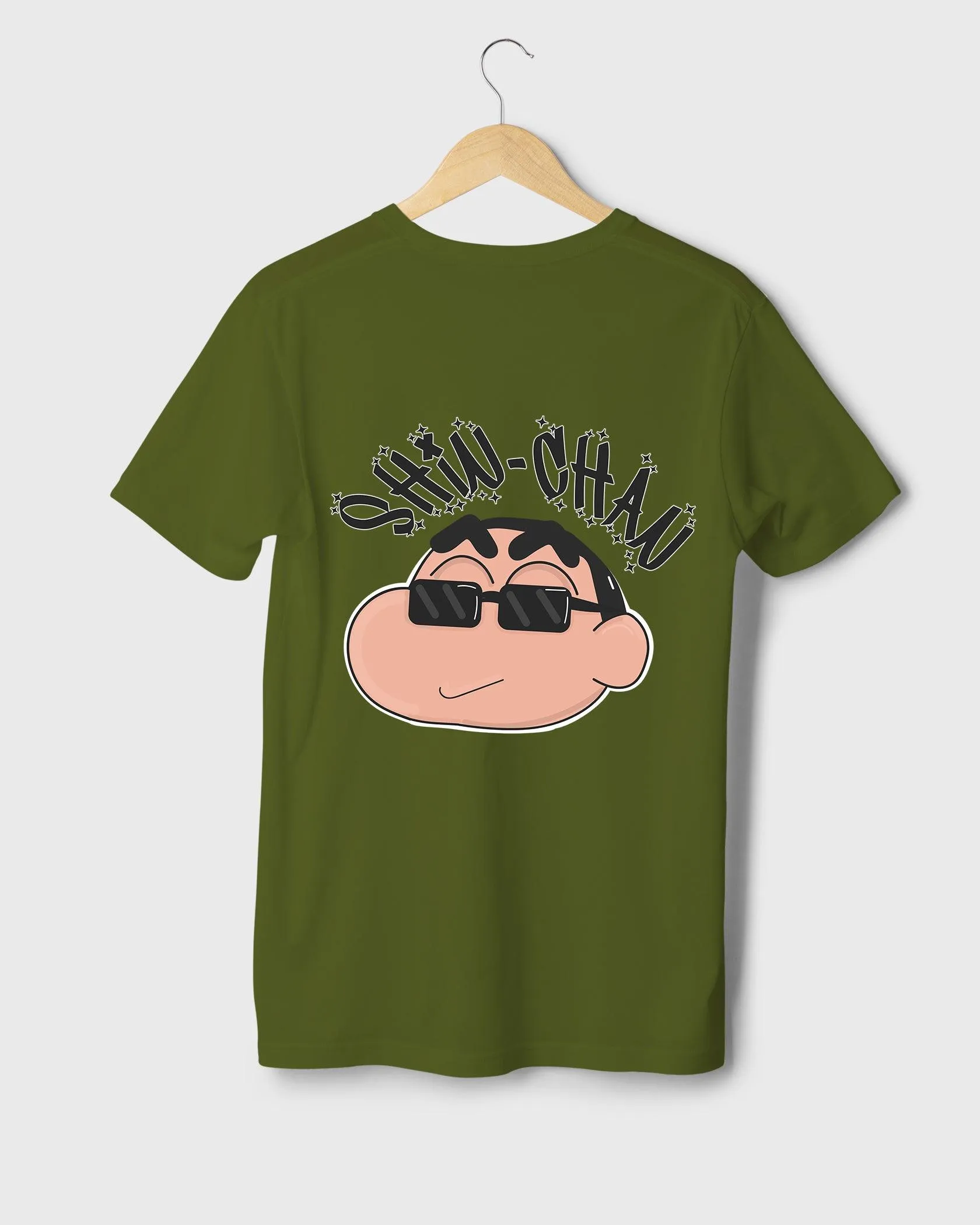 Mens Regular Tshirt Cartoon Shinchan