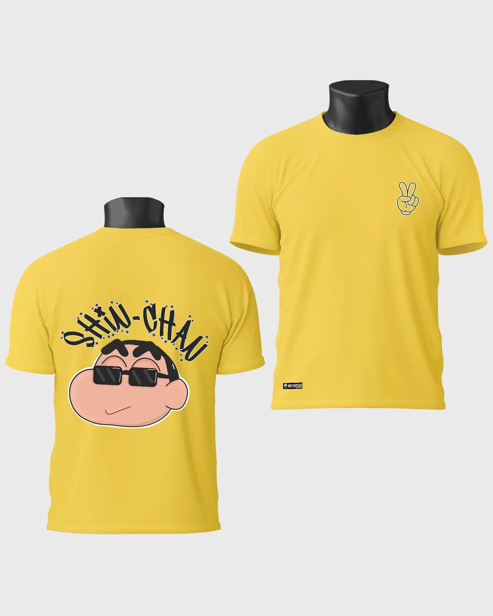 Mens Regular Tshirt Cartoon Shinchan