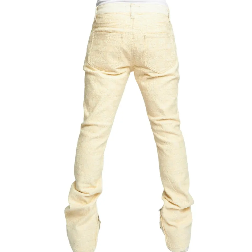 POLITICS: Baldwin Applique Stacked Denim