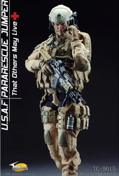 USAF Pararescue Jumper - Off White Helmet w/Helmet Light
